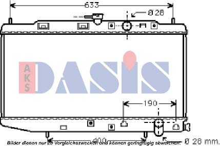 AKS Dasis 100321N - Hladnjak, hladjenje motora www.molydon.hr