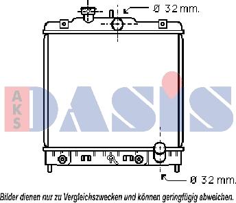 AKS Dasis 100260N - Hladnjak, hladjenje motora www.molydon.hr