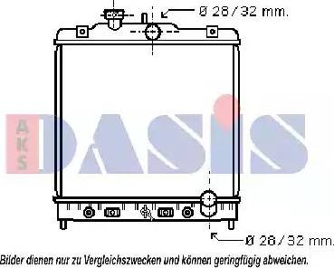 AKS Dasis 103001N - Hladnjak, hladjenje motora www.molydon.hr