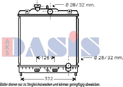 AKS Dasis 103002N - Hladnjak, hladjenje motora www.molydon.hr