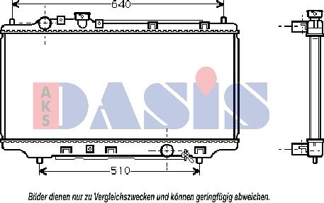 AKS Dasis 119532N - Hladnjak, hladjenje motora www.molydon.hr