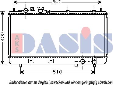 AKS Dasis 110045N - Hladnjak, hladjenje motora www.molydon.hr