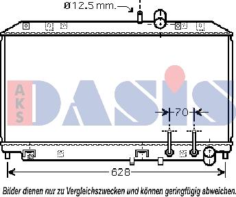 AKS Dasis 110046N - Hladnjak, hladjenje motora www.molydon.hr