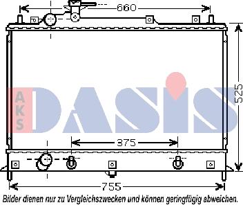 AKS Dasis 110063N - Hladnjak, hladjenje motora www.molydon.hr