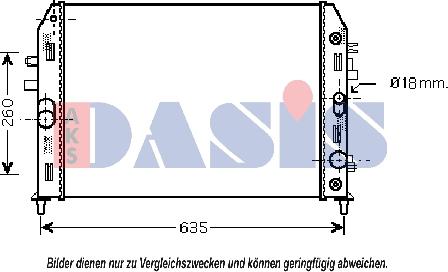 AKS Dasis 110062N - Hladnjak, hladjenje motora www.molydon.hr