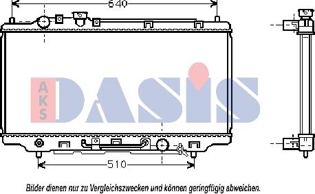 AKS Dasis 110004N - Hladnjak, hladjenje motora www.molydon.hr