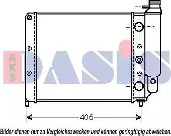 AKS Dasis 180590N - Hladnjak, hladjenje motora www.molydon.hr