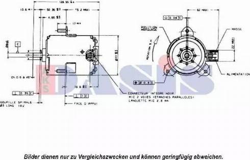 AKS Dasis 188050N - Ventilator, hladjenje motora www.molydon.hr