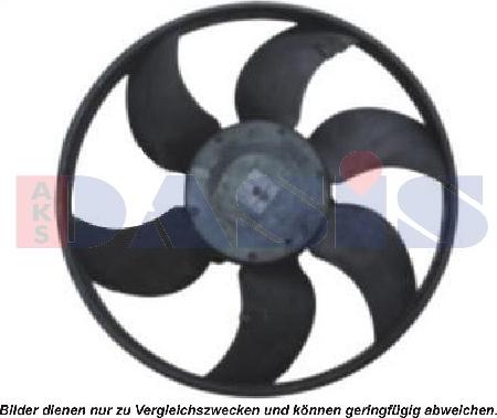 AKS Dasis 188038N - Ventilator, hladjenje motora www.molydon.hr