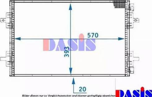 AKS Dasis 182006N - Kondenzator, klima-Uređaj www.molydon.hr