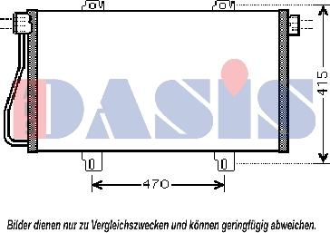 AKS Dasis 182029N - Kondenzator, klima-Uređaj www.molydon.hr