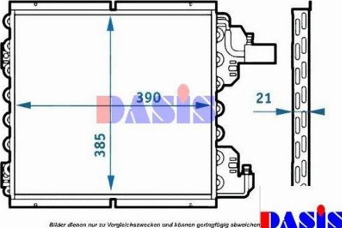 AKS Dasis 182390N - Kondenzator, klima-Uređaj www.molydon.hr