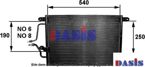 AKS Dasis 182260N - Kondenzator, klima-Uređaj www.molydon.hr