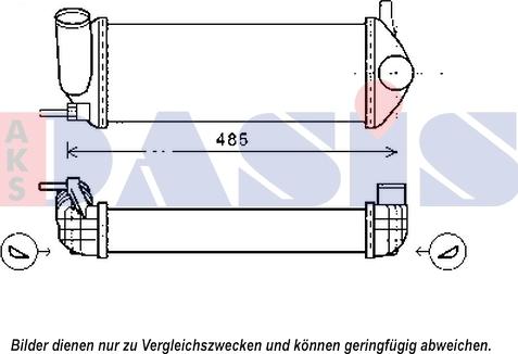 AKS Dasis 187031N - Intercooler, hladnjak www.molydon.hr