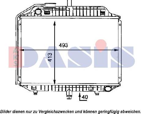 AKS Dasis 134002N - Hladnjak, hladjenje motora www.molydon.hr