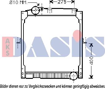 AKS Dasis 130033N - Hladnjak, hladjenje motora www.molydon.hr