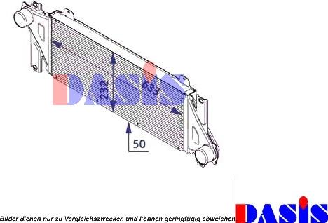 AKS Dasis 137007N - Intercooler, hladnjak www.molydon.hr