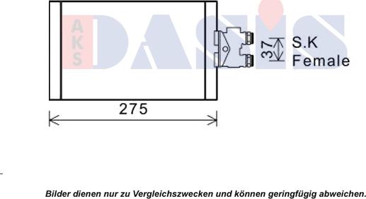 AKS Dasis 126008N - Uljni hladnjak, automatski mjenjač www.molydon.hr