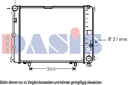 AKS Dasis 121370N - Hladnjak, hladjenje motora www.molydon.hr