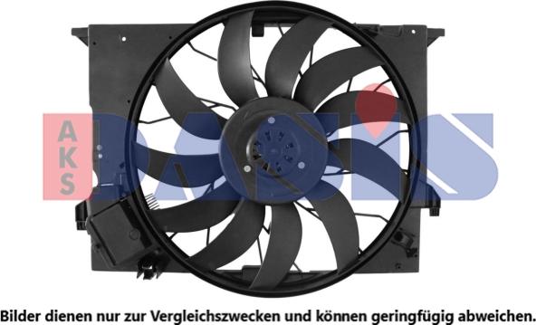 AKS Dasis 128197N - Ventilator, hladjenje motora www.molydon.hr