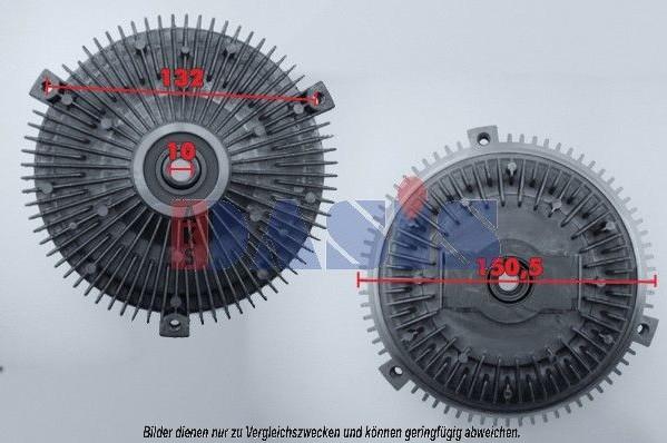 AKS Dasis 128330N - kvačilo, ventilator hladnjaka www.molydon.hr