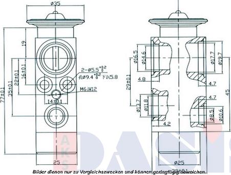 AKS Dasis 840940N - Ekspanzioni ventil, klima-Uređaj www.molydon.hr