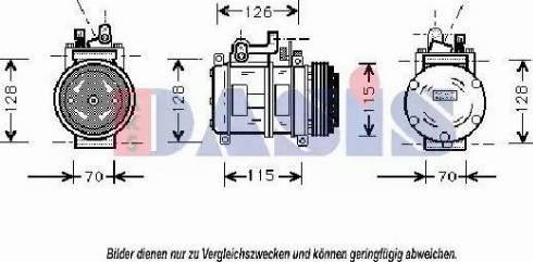 AKS Dasis 850448N - Kompresor, klima-Uređaj www.molydon.hr