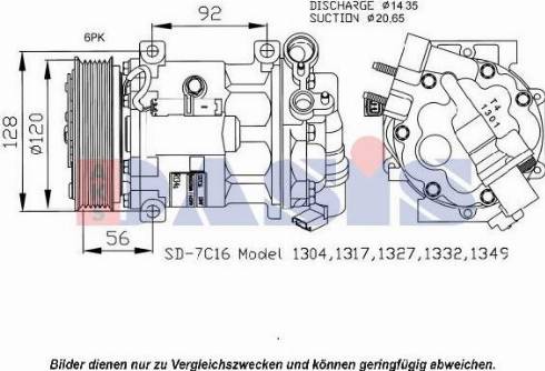 AKS Dasis 850477N - Kompresor, klima-Uređaj www.molydon.hr