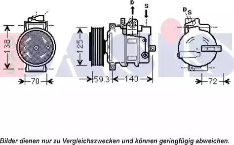 AKS Dasis 851902N - Kompresor, klima-Uređaj www.molydon.hr