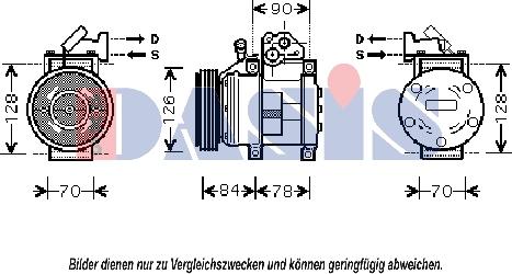 AKS Dasis 851401N - Kompresor, klima-Uređaj www.molydon.hr