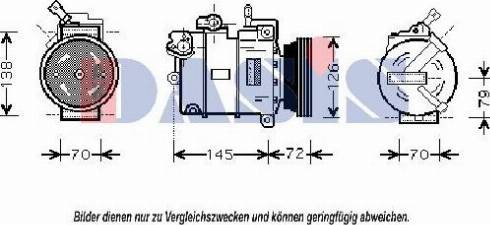 AKS Dasis 851407T - Kompresor, klima-Uređaj www.molydon.hr