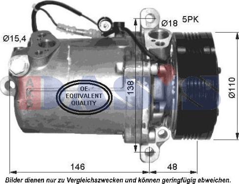 AKS Dasis 851535N - Kompresor, klima-Uređaj www.molydon.hr