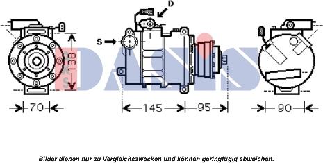 AKS Dasis 851661N - Kompresor, klima-Uređaj www.molydon.hr