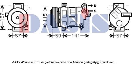 AKS Dasis 851606N - Kompresor, klima-Uređaj www.molydon.hr