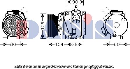 AKS Dasis 851629N - Kompresor, klima-Uređaj www.molydon.hr