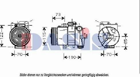 AKS Dasis 851676N - Kompresor, klima-Uređaj www.molydon.hr