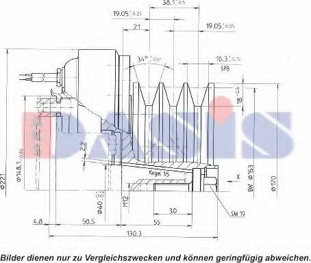 AKS Dasis 851141N - (Elektro)magnetna spojnica, kompresor klima-Uređaja www.molydon.hr