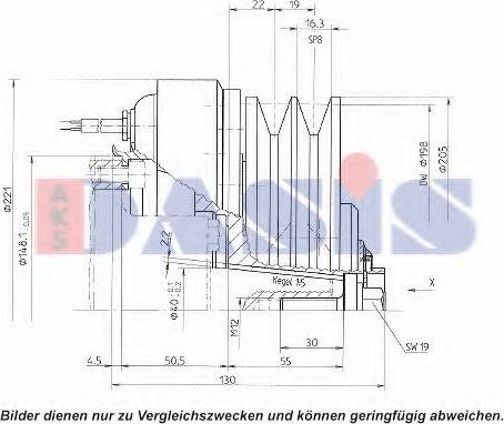 AKS Dasis 851134N - (Elektro)magnetna spojnica, kompresor klima-Uređaja www.molydon.hr