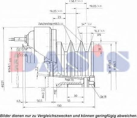 AKS Dasis 851135N - (Elektro)magnetna spojnica, kompresor klima-Uređaja www.molydon.hr