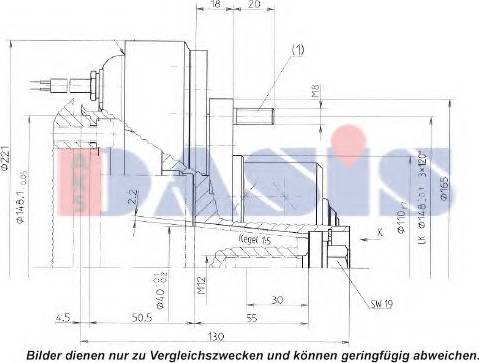 AKS Dasis 851121N - (Elektro)magnetna spojnica, kompresor klima-Uređaja www.molydon.hr