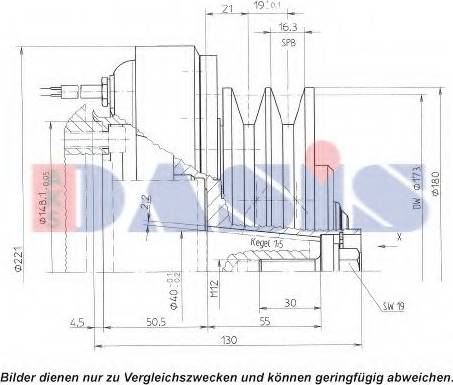 AKS Dasis 851123N - (Elektro)magnetna spojnica, kompresor klima-Uređaja www.molydon.hr