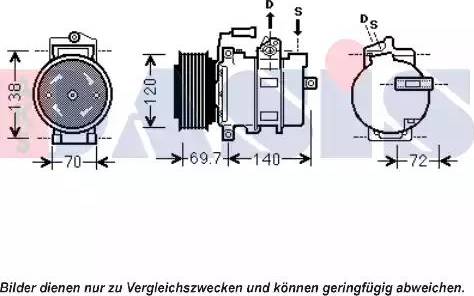 AKS Dasis 851898N - Kompresor, klima-Uređaj www.molydon.hr