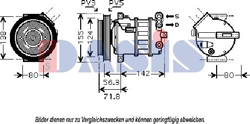 AKS Dasis 851800N - Kompresor, klima-Uređaj www.molydon.hr