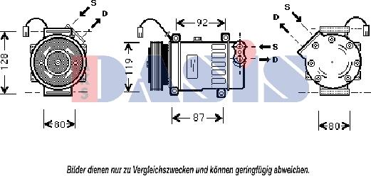 AKS Dasis 851369N - Kompresor, klima-Uređaj www.molydon.hr