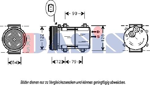 AKS Dasis 851378N - Kompresor, klima-Uređaj www.molydon.hr