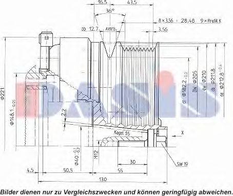 AKS Dasis 851239N - (Elektro)magnetna spojnica, kompresor klima-Uređaja www.molydon.hr