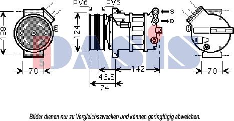 AKS Dasis 851799N - Kompresor, klima-Uređaj www.molydon.hr