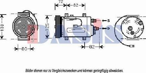 AKS Dasis 852930N - Kompresor, klima-Uređaj www.molydon.hr