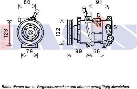 AKS Dasis 852572N - Kompresor, klima-Uređaj www.molydon.hr