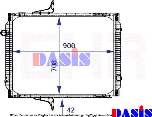 AKS Dasis 390014N - Hladnjak, hladjenje motora www.molydon.hr